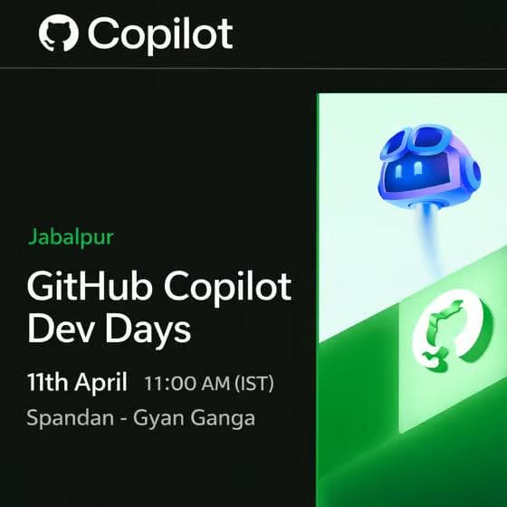 GitHub Copilot Dev Days – Jabalpur 